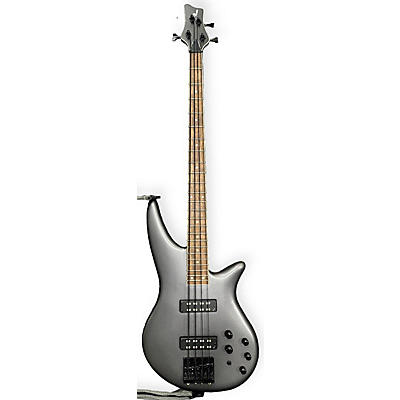 Jackson Used Jackson SBX IV Grey Electric Bass Guitar