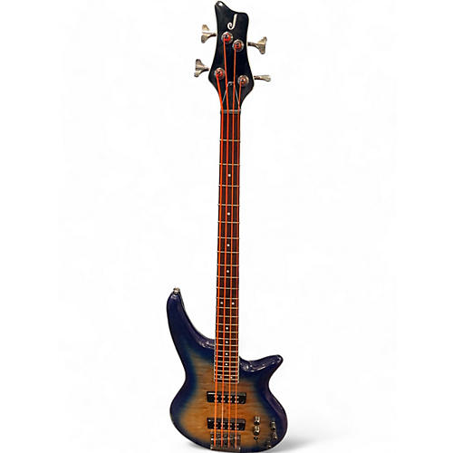 Jackson Used Jackson SBXQ Amber Blue Burst Electric Bass Guitar Amber Blue Burst