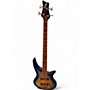 Used Jackson Used Jackson SBXQ Amber Blue Burst Electric Bass Guitar Amber Blue Burst