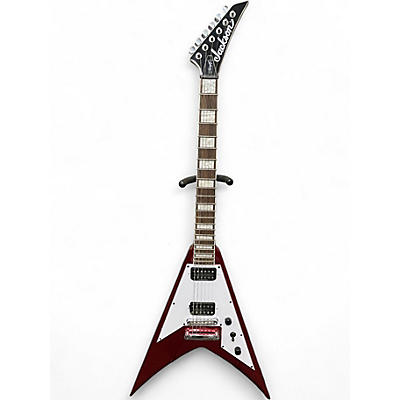 Used Jackson SCOTT IAN V RED SPARKLE Solid Body Electric Guitar