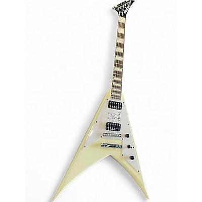 Used Jackson SCOTT IAN X SERIES KING V WHITE Solid Body Electric Guitar