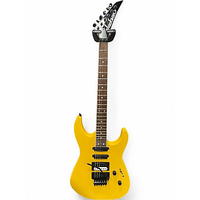 Used Jackson SL1x Soloist taxi cab yellow Solid Body Electric Guitar