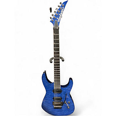 Used Jackson SL2 Pro Series Soloist Trans Blue Solid Body Electric Guitar