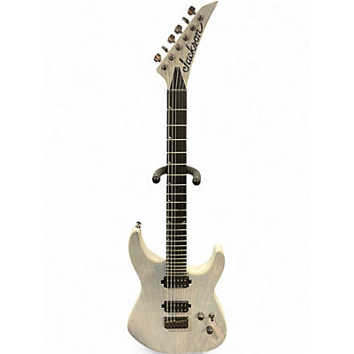 Used Jackson SL2 Pro Series Soloist unicorn white Solid Body Electric Guitar