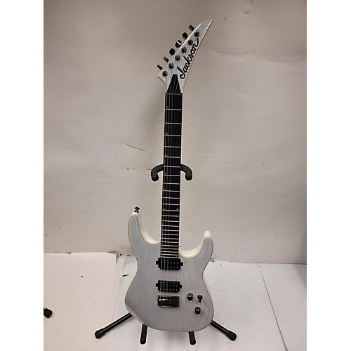 Jackson Used Jackson SL2A Pro Series Soloist Trans White Solid Body Electric Guitar Trans White