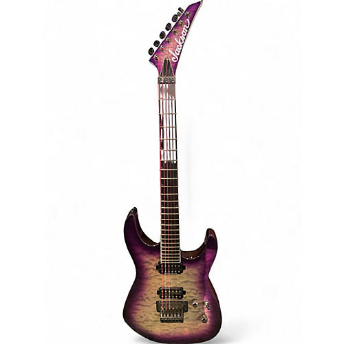 Used Jackson SL2Q MAH Pro Series Soloist Purple Phaze Solid Body Electric Guitar Purple Phaze
