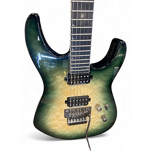 Used Jackson SL2Q Pro Series Soloist Alien Burst Solid Body Electric Guitar Alien Burst