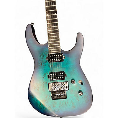 Used Jackson SL2Q Pro Series Soloist Blue Green Solid Body Electric Guitar