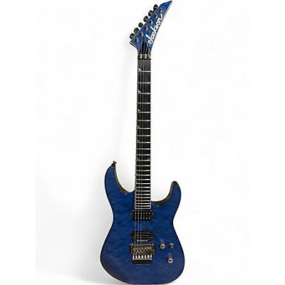 Used Jackson SL2Q Pro Series Soloist Blue Solid Body Electric Guitar