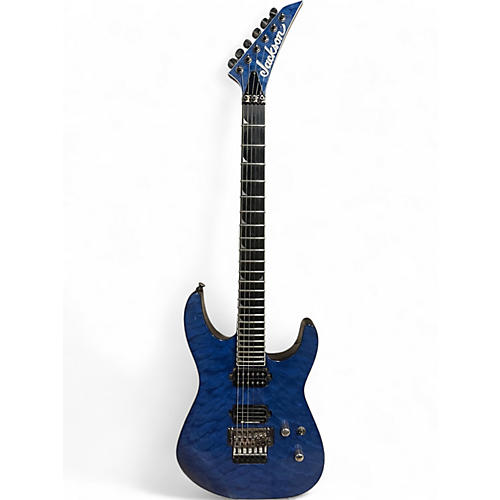 Used Jackson SL2Q Pro Series Soloist Blue Solid Body Electric Guitar Blue