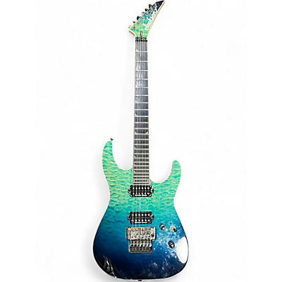 Used Jackson SL2Q Pro Series Soloist Caribbean Blue Fade Solid Body Electric Guitar