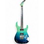 Used Jackson SL2Q Pro Series Soloist Caribbean Blue Fade Solid Body Electric Guitar Caribbean Blue Fade