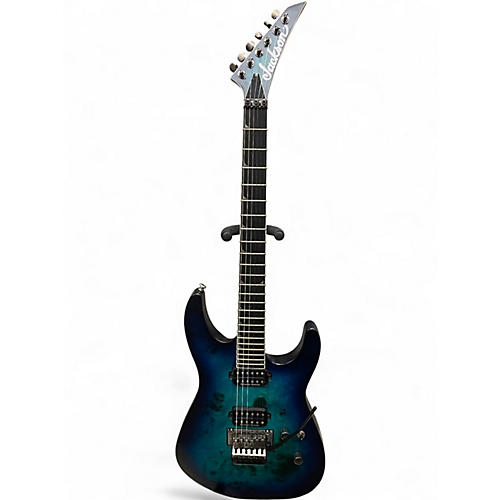 Used Jackson SL2Q Pro Series Soloist Carribean Blue Solid Body Electric Guitar Carribean Blue