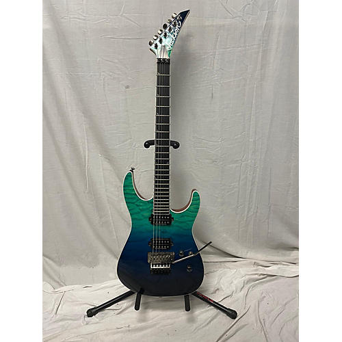 Jackson Used Jackson SL2Q Pro Series Soloist Carribean Fade Solid Body Electric Guitar Carribean Fade