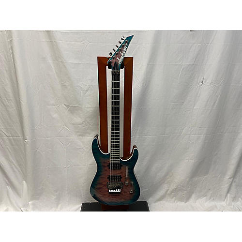 Jackson Used Jackson SL2Q Pro Series Soloist Northern Lights Solid Body Electric Guitar Northern Lights