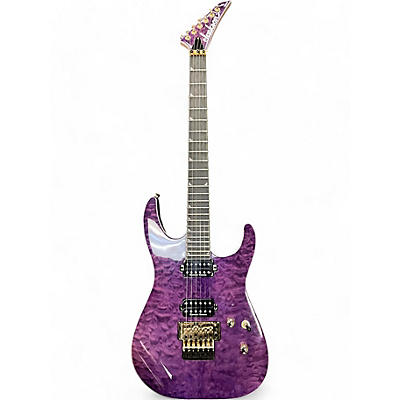 Jackson Used Jackson SL2Q Pro Series Soloist Purple Solid Body Electric Guitar