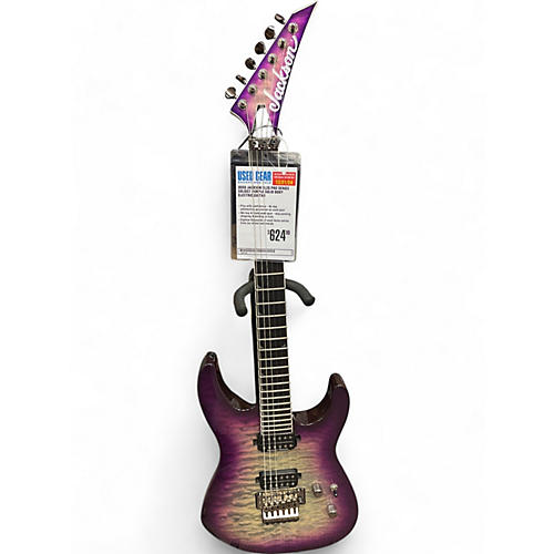 Used Jackson SL2Q Pro Series Soloist Purple Solid Body Electric Guitar Purple