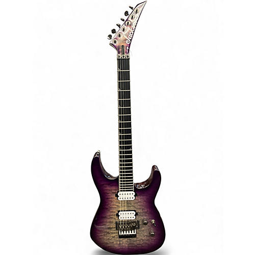 Used Jackson SL2Q Pro Series Soloist Purple Solid Body Electric Guitar Purple