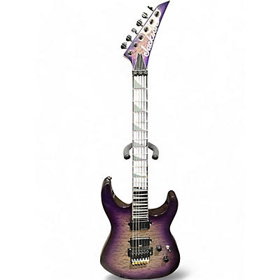 Jackson Used Jackson SL2Q Pro Series Soloist QUILTED PURPLE Solid Body Electric Guitar