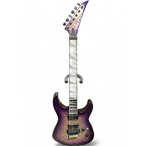 Used Jackson SL2Q Pro Series Soloist QUILTED PURPLE Solid Body Electric Guitar QUILTED PURPLE