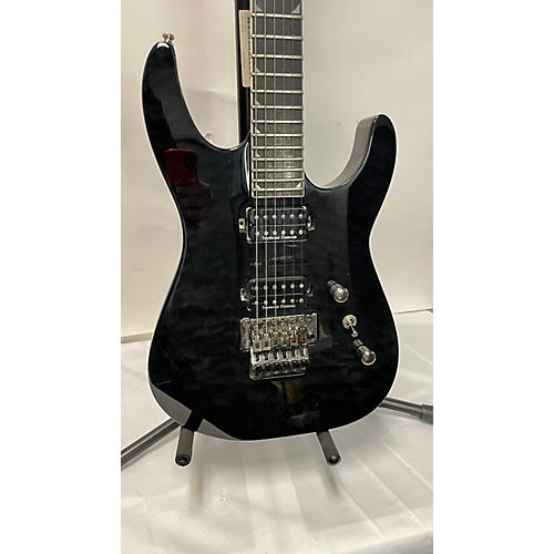 Jackson Used Jackson SL2Q Pro Series Soloist Trans Black Solid Body Electric Guitar Trans Black