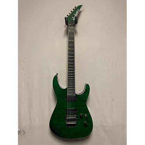 Jackson Used Jackson SL2Q Pro Series Soloist Trans Green Solid Body Electric Guitar Trans Green