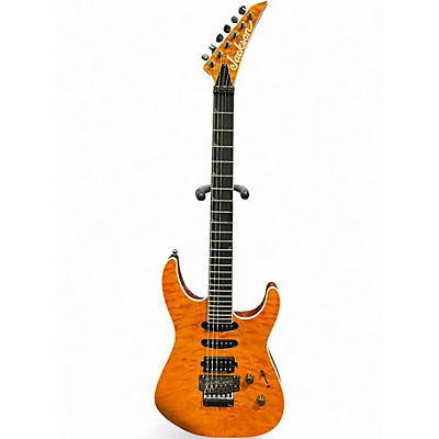 Used Jackson SL3Q Pro Series Soloist MAH DARK AMBER Solid Body Electric Guitar