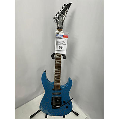 Jackson Used Jackson SL3X BLUE CRACKLE Solid Body Electric Guitar