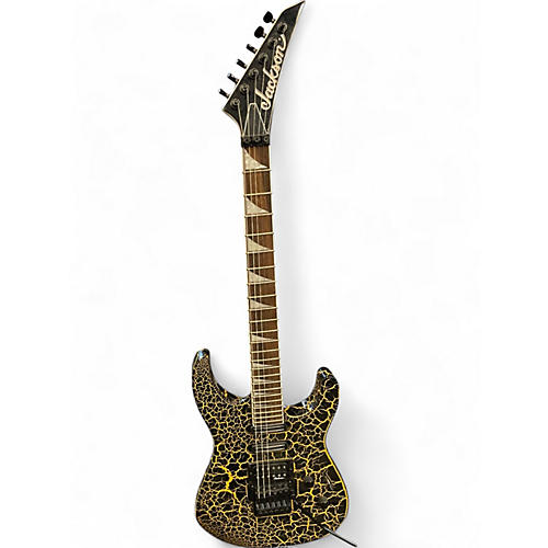 Used Jackson SL3X DX YELLOW CRACKLE Solid Body Electric Guitar YELLOW CRACKLE