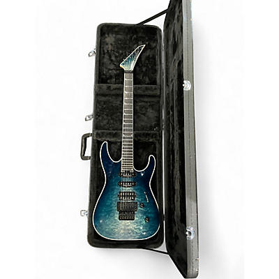 Used Jackson SLA3Q Trans Blue Solid Body Electric Guitar