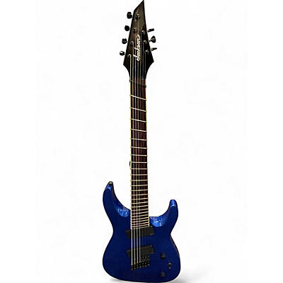 Used Jackson SLAT 7 BLUE METALLIC Solid Body Electric Guitar