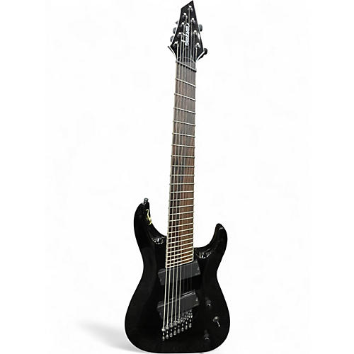 Used Jackson SLAT 8 STRING SOLOIST Black Solid Body Electric Guitar Black