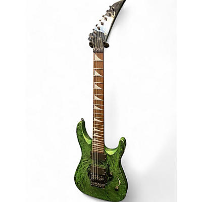 Jackson Used Jackson SLAT3-7 GREEN Solid Body Electric Guitar