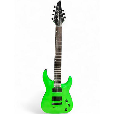 Used Jackson SLATTXMG3-7 Slime Green Solid Body Electric Guitar