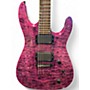 Used Jackson SLATTXMG3 Soloist Transparent Magenta Solid Body Electric Guitar Transparent Magenta