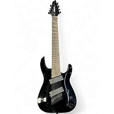 Used Jackson SLATX8 Black Solid Body Electric Guitar