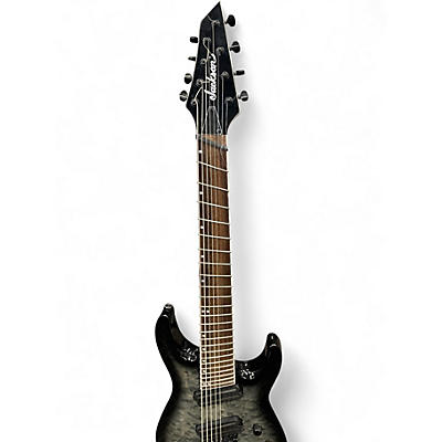 Used Jackson SLATX8Q MS Transparent Black Burst Solid Body Electric Guitar
