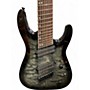 Used Jackson SLATX8Q Soloist 8 String Multi Scale Arch Top Trans Black burst Solid Body Electric Guitar Trans Black burst