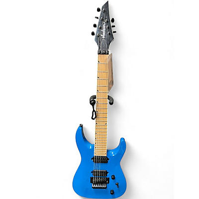 Jackson Used Jackson SLATXMG3-7 7 String Blue Solid Body Electric Guitar