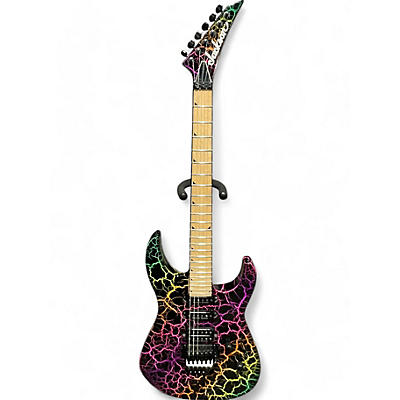 Jackson Used Jackson SLM3 Rainbow Cracle Solid Body Electric Guitar