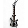Used Jackson SLX Soloist Black and White Solid Body Electric Guitar Black and White