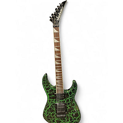 Used Jackson SLX Soloist GREEN CRACKLE Solid Body Electric Guitar
