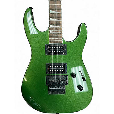 Used Jackson SLX Soloist manalishi green Solid Body Electric Guitar