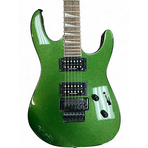 Used Jackson SLX Soloist manalishi green Solid Body Electric Guitar manalishi green