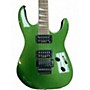 Used Jackson SLX Soloist manalishi green Solid Body Electric Guitar manalishi green