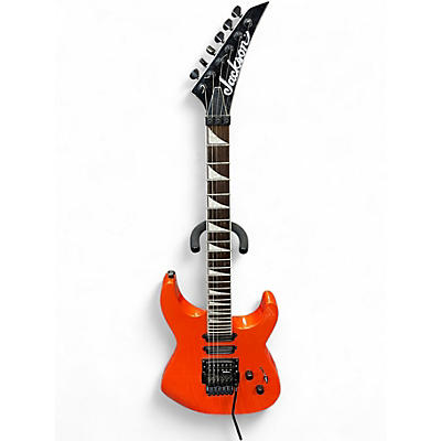 Used Jackson SLX3 Metallic Orange Solid Body Electric Guitar