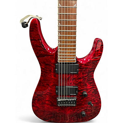 Used Jackson SOLOIST 7 SLATHXDS37 Trans Red Solid Body Electric Guitar