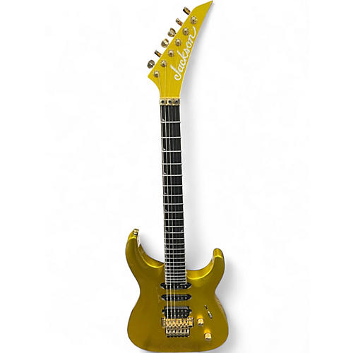 Used Jackson SOLOIST SLA3 Gold Solid Body Electric Guitar Gold