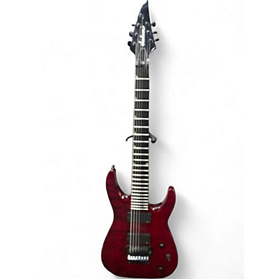 Used Jackson SOLOIST SLATTXMGQ3-7 Trans Red Solid Body Electric Guitar
