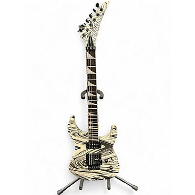 Used Jackson SOLOIST SLXDX  SATIN WHITE SWIRL Solid Body Electric Guitar